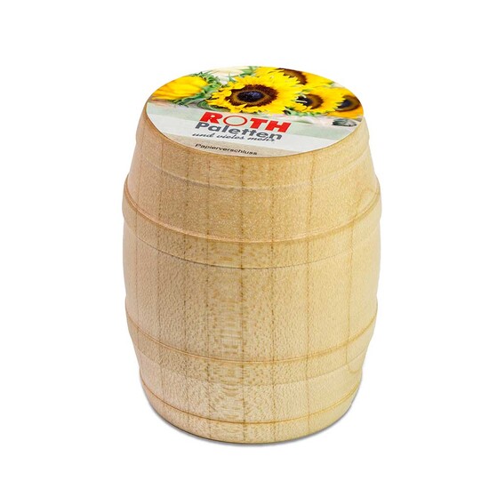 Pflanz-Fässchen mit Samen - Petersilie, Lasergravur