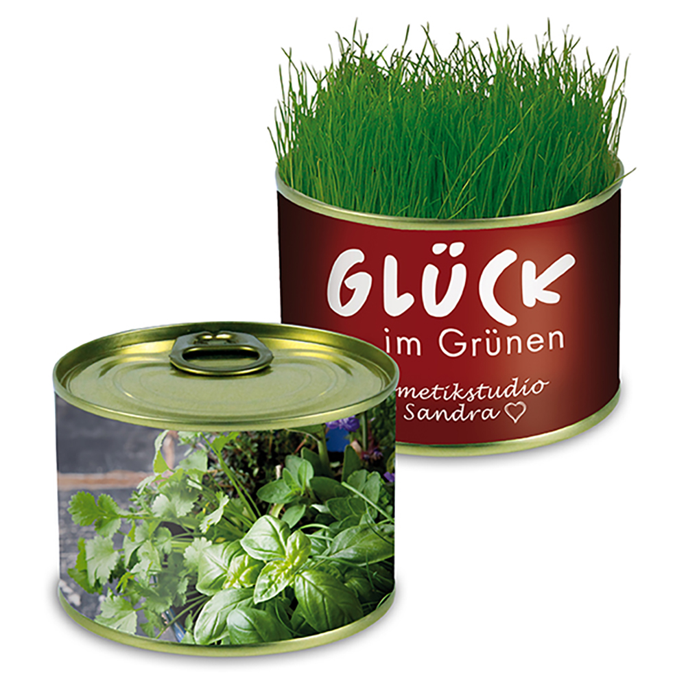 Natur-Konserve mit Samen