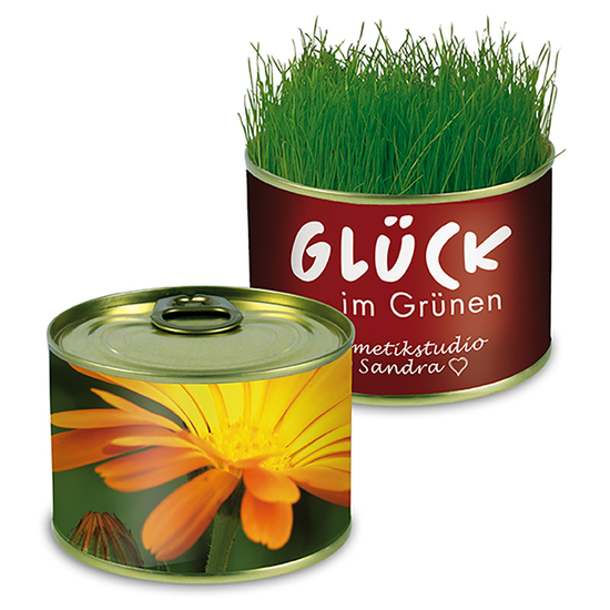 Natur-Konserve mit Samen