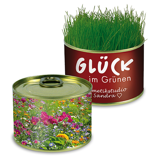 Natur-Konserve mit Samen