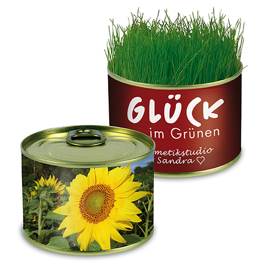 Natur-Konserve mit Samen