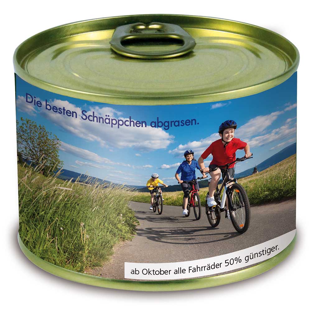 Natur-Konserve mit Samen - Sonnenblume