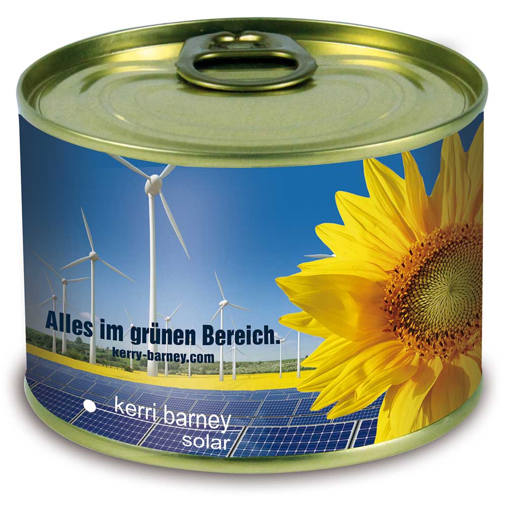 Natur-Konserve mit Samen - Vergissmeinnicht