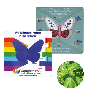 Verschluss - Samenkarte Schmetterling