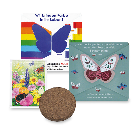 Verschluss - Samenkarte Schmetterling