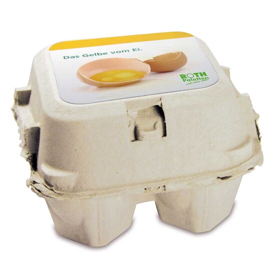 Das Gelbe vom Ei - mit Tontöpfchen und Eierkerze