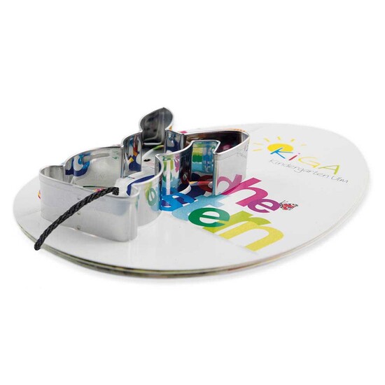 Backförmchen mit Rezeptblock Osterei - Hase 1