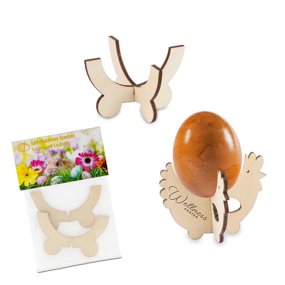 Steck-Eierbecher - Standard mit Lasergravur