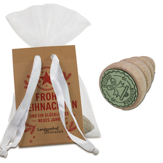 Holz & Herz Festtagsstempel - Druck individuell 4/4-c