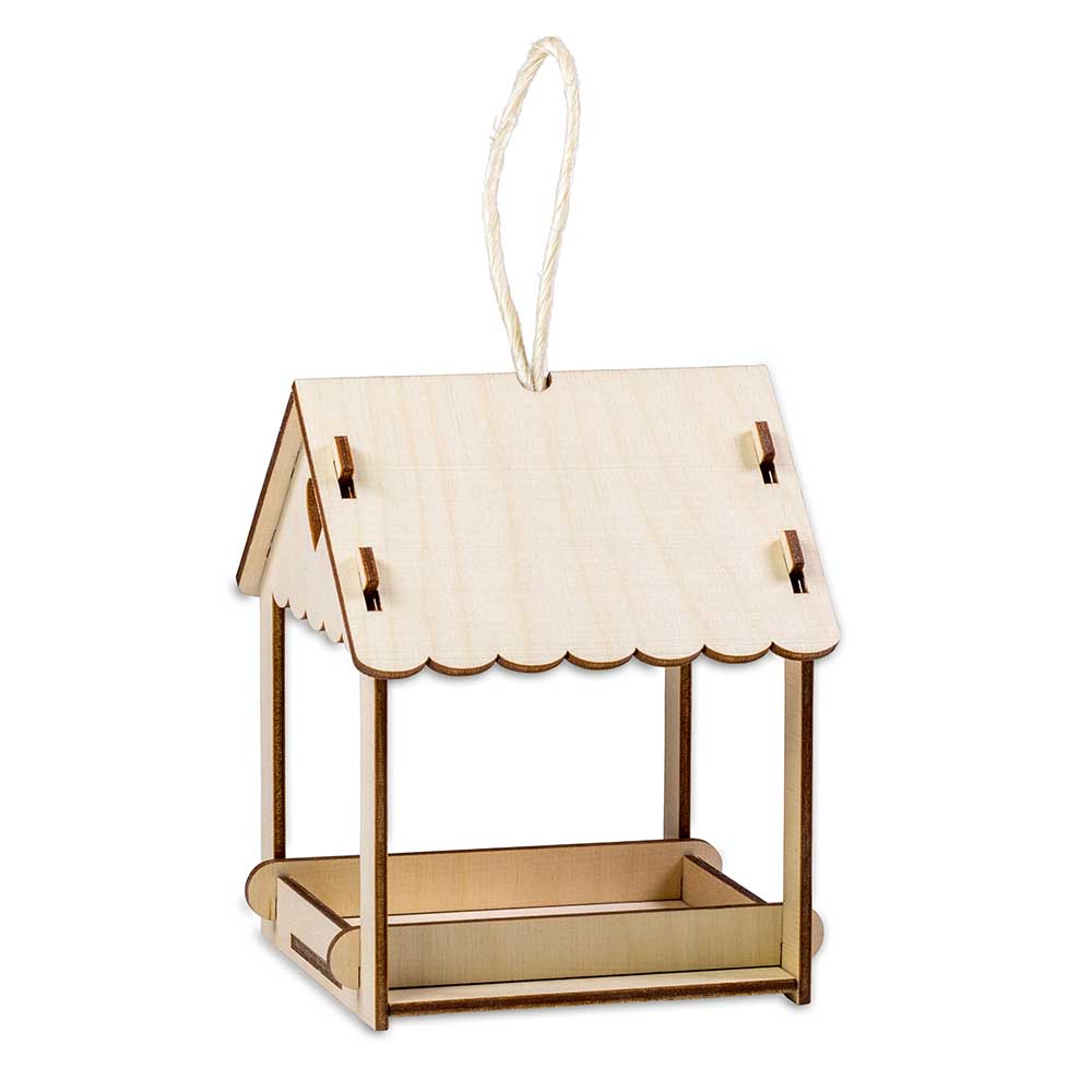 Vogelhäuschen - mit Lasergravur