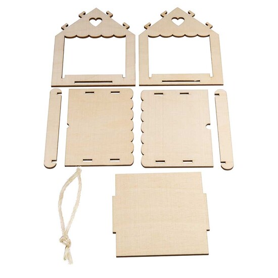 Vogelhäuschen - mit Lasergravur