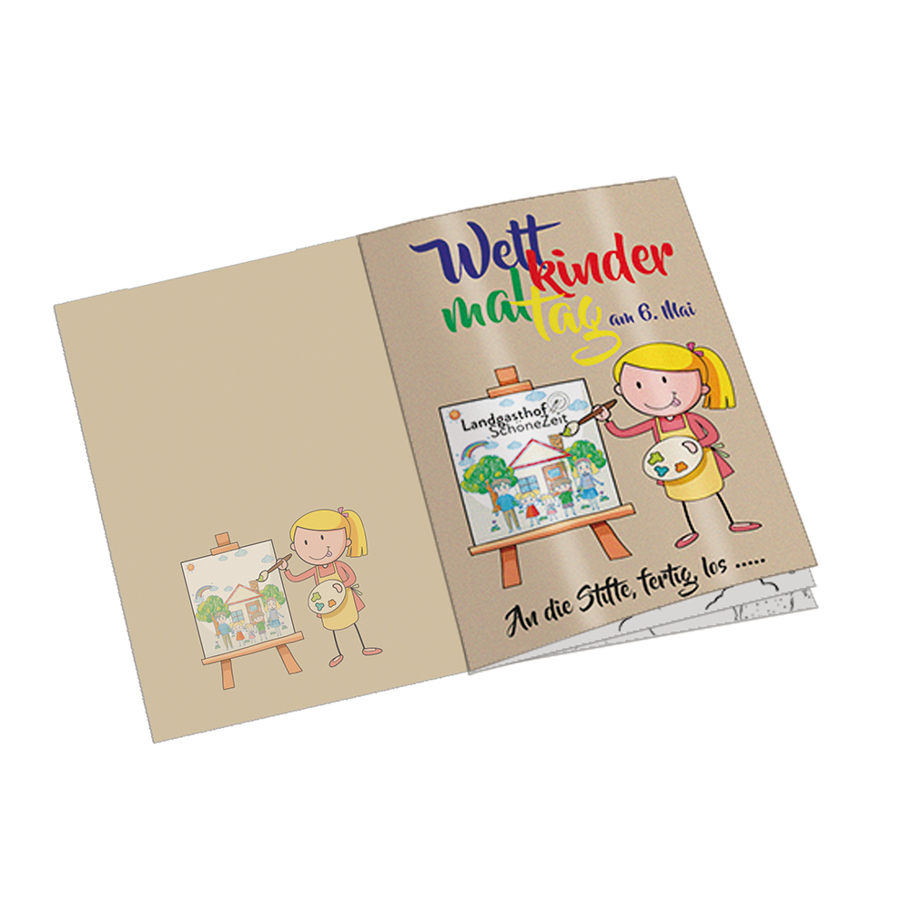 Malbuch / Mal-Set A6 - Winter
