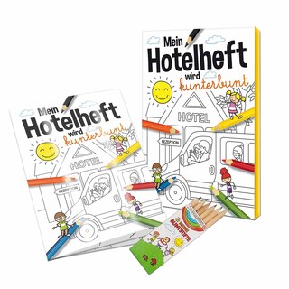 Malbuch / Mal-Set A6 - Hotel - Malset neutral
