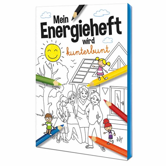 Malbuch / Mal-Set A6 - Energie - Malset neutral