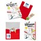Malbuch / Mal-Set A6 - Sparkassen - Malset mit 1-c Logoeindruck