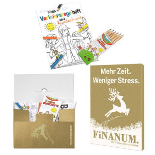 Mal-Set A6 - Weihnachten - Malset mit individuellen Vorder- und Rückseiten