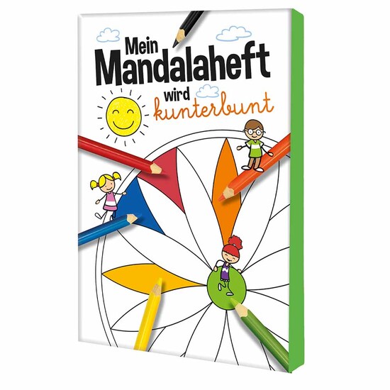 Malbuch / Mal-Set A5 - Mandala - Malset neutral