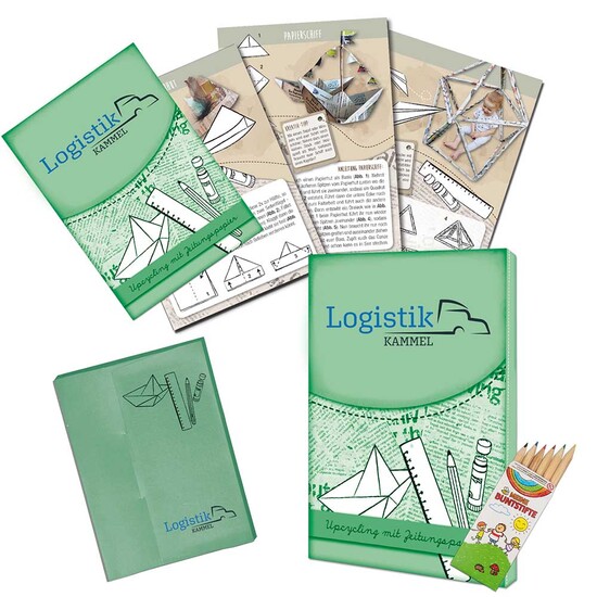 Upcycling-Set - Toilettenpapierrollen - individuell 4/0-c