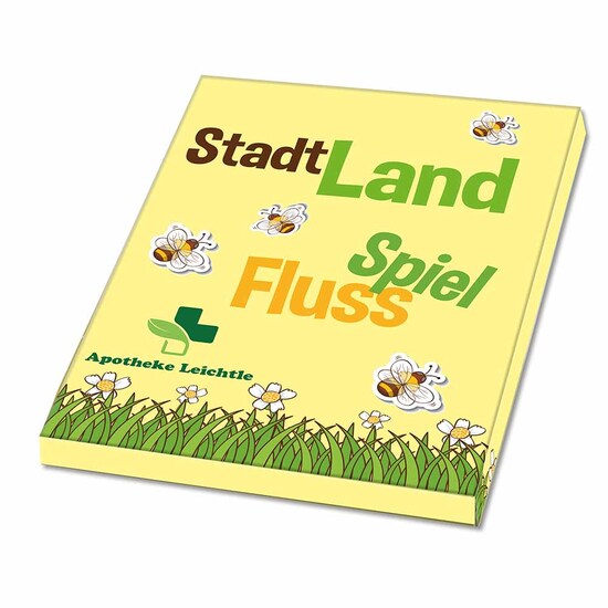 Stadt-Land-Fluss - Set - individuell - Digitaldruck 4/0-c