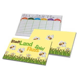 Stadt-Land-Fluss - Block - individuell - Digitaldruck 4/0-c