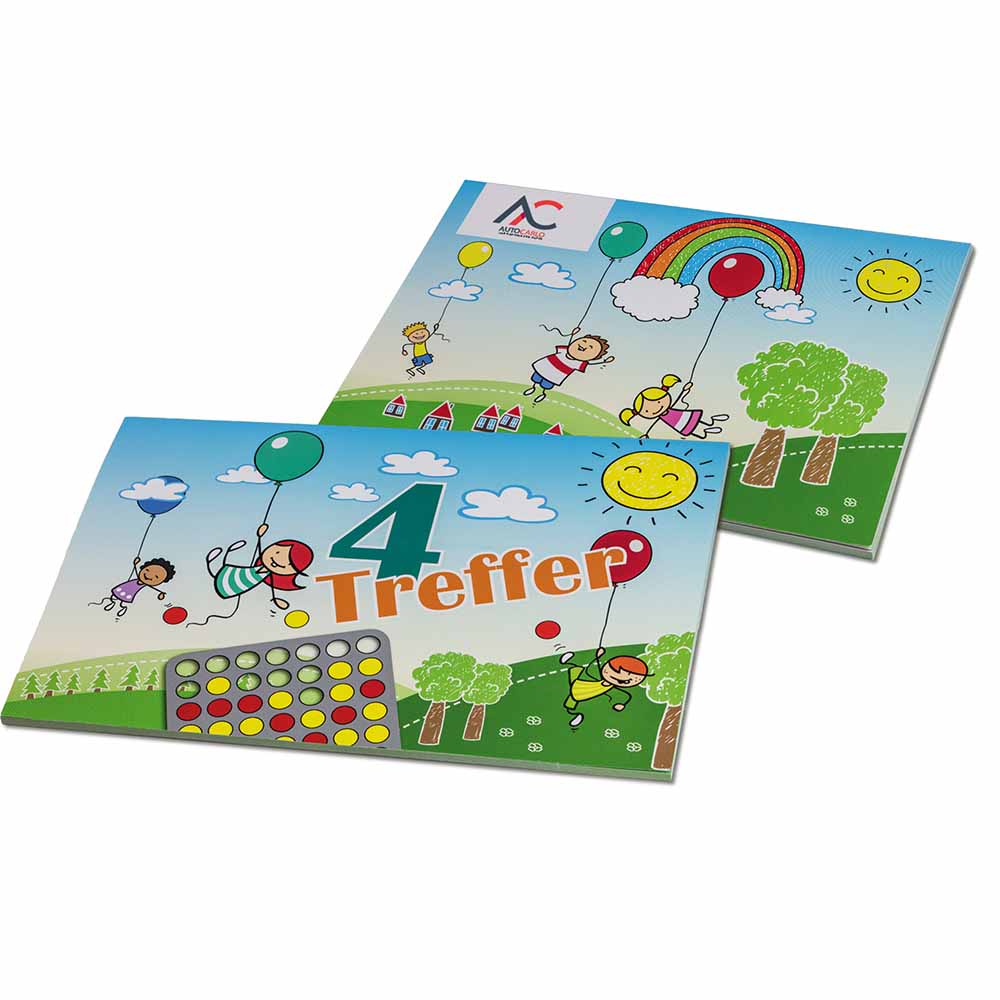 4 Treffer - Block mit 2-c Logoeindruck