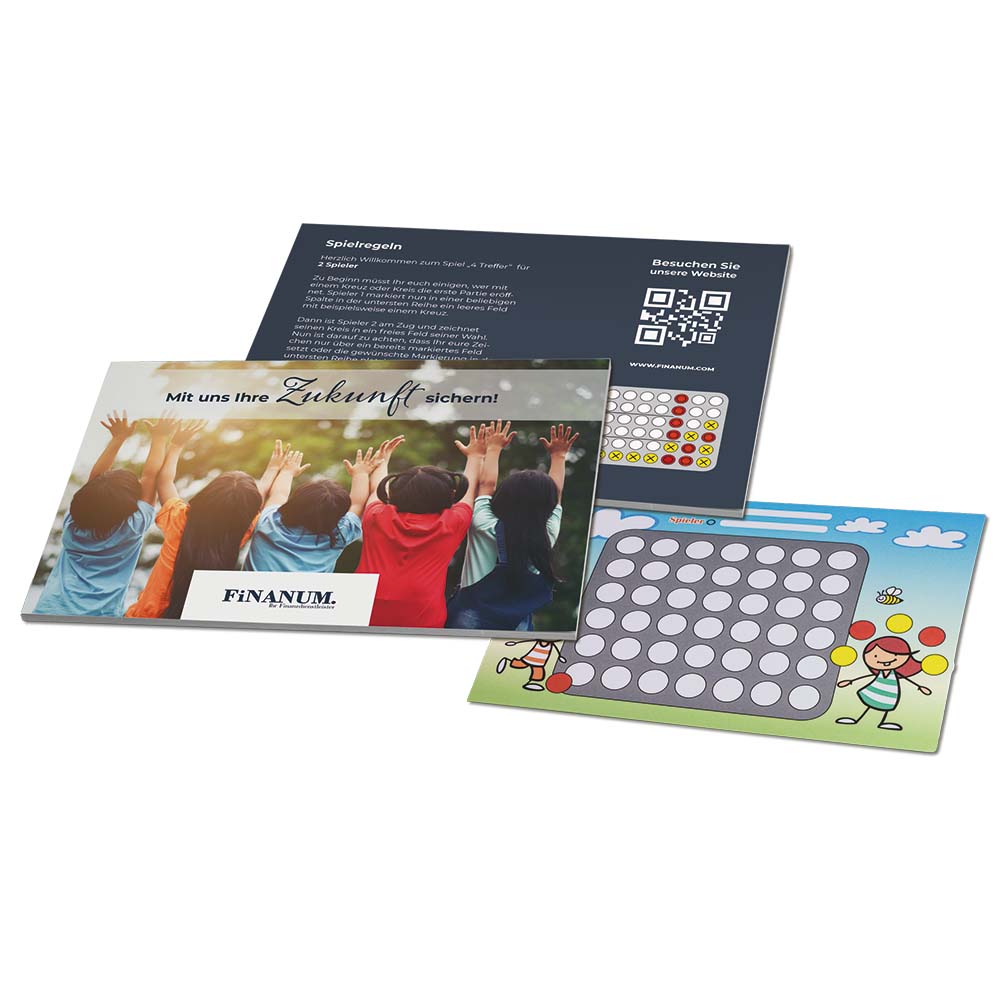 4 Treffer - Block - individuell - Digitaldruck 4/0-c