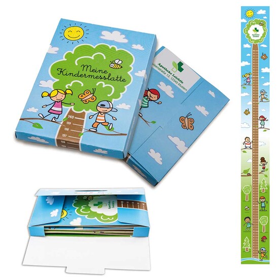 Kindermesslatte - Standard mit 2-c Logoeindruck