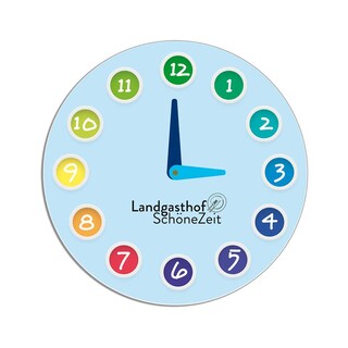 Kinderuhr - individuell - Digitaldruck 4/0-c