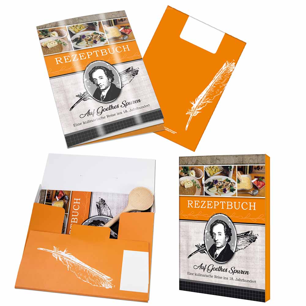 Rezeptbuch-Set "Auf Goethes Spuren" - Set neutral