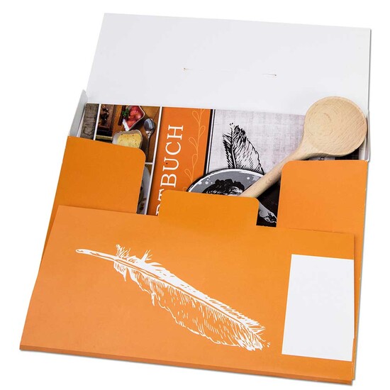 Rezeptbuch-Set "Auf Goethes Spuren" - Set mit 2-c Logoeindruck