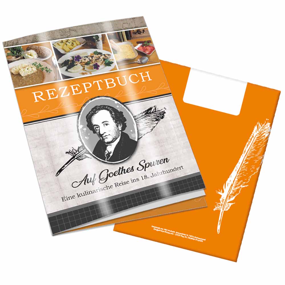 Rezeptbuch-Set "Auf Goethes Spuren" - Rezeptbuch - ohne Druck