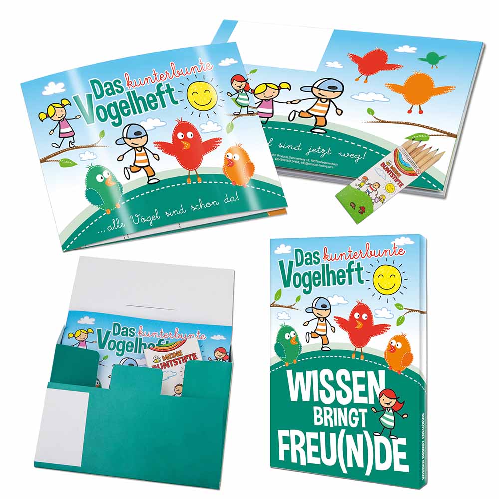 Wissen-Set „Das Vogelheft“ - Set - neutral