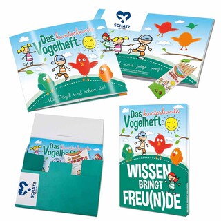 Wissen-Set „Das Vogelheft“ - Set - mit 1-c Logoeindruck