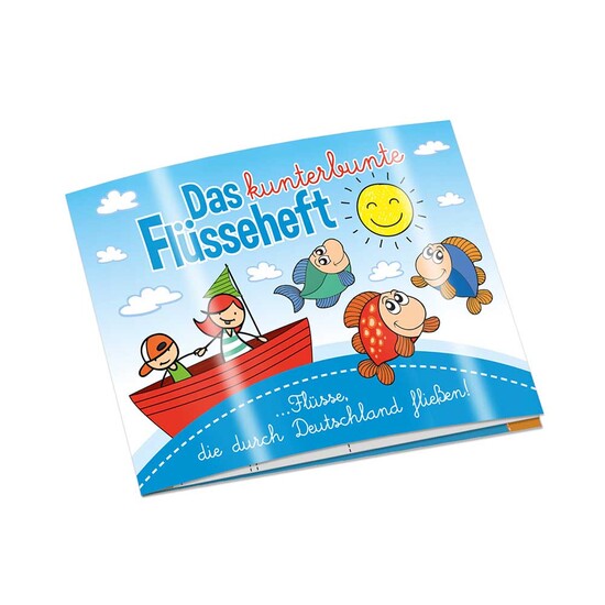 Wissen-Set „Das Flüsseheft“ - Set - mit 2-c Logoeindruck