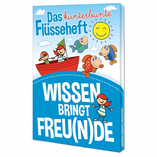 Wissen-Set „Das Flüsseheft“ - Set - mit 2-c Logoeindruck