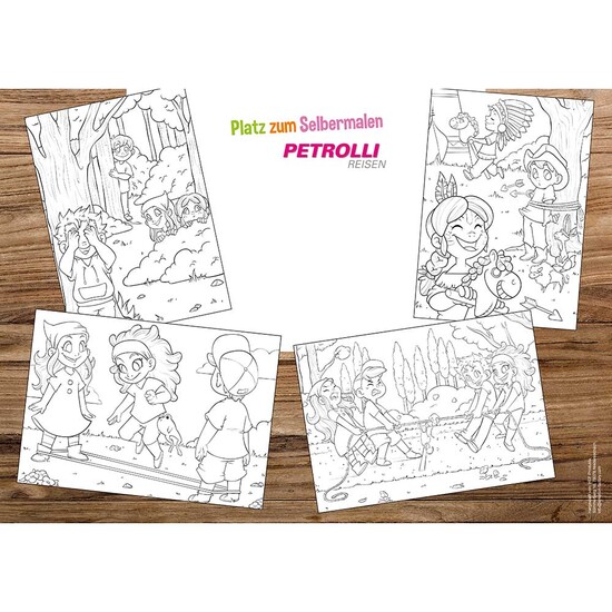 Ausmalbögen-Set - mit Digitaldruck