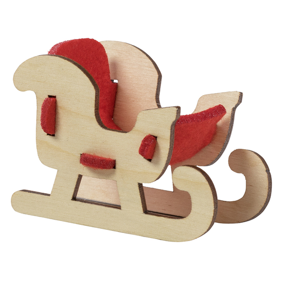 Steckfiguren-Karte Filz - Standardmotiv