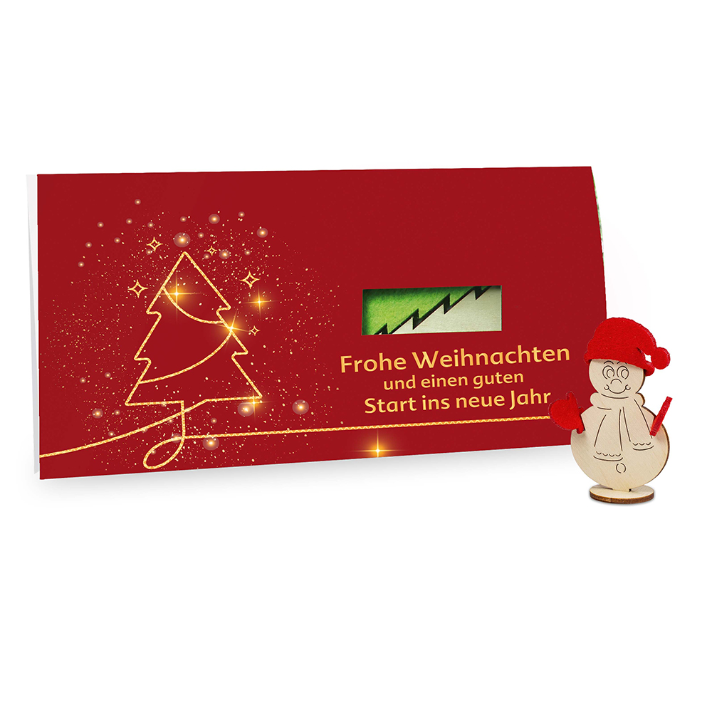 Steckfiguren-Karte Filz - Standardmotiv