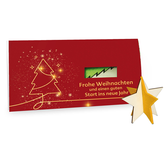 Steckfiguren-Karte Filz - Standardmotiv