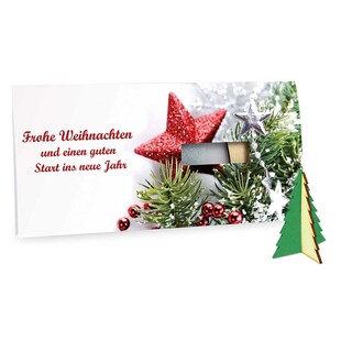 Steckfiguren-Karte Filz - Baum 4/4-c