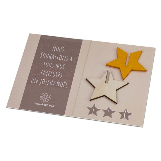 Steckfiguren-Karte Mini - Stern