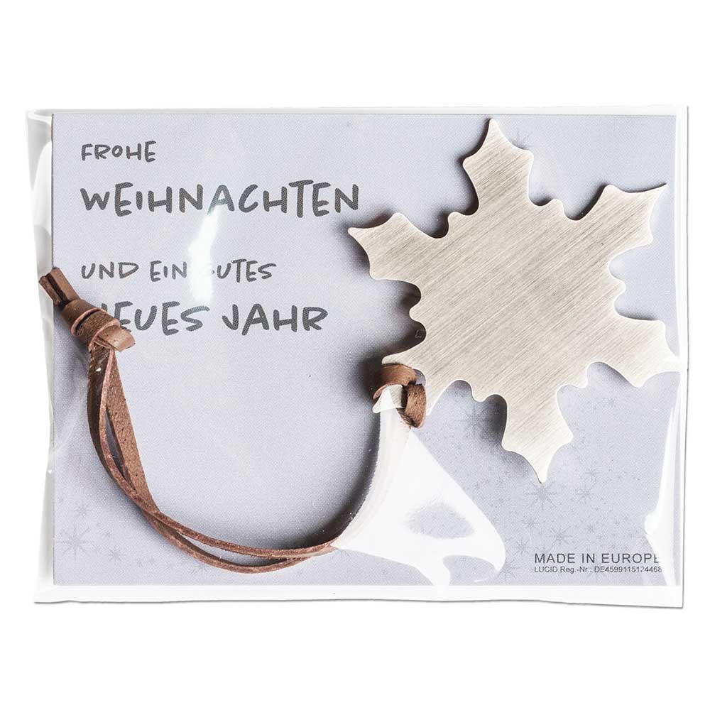 Nussknacker - Standardmotiv  - Standard Eiskristall + Lasergravur