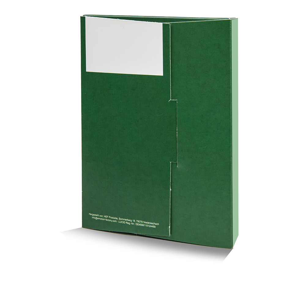 Backförmchen mit Rezeptblock Tannenbaum - Engel - in weihnachtlicher Mappe (neutral)