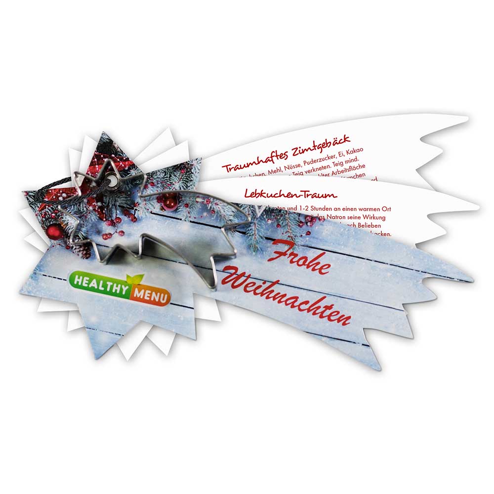 Backförmchen mit Rezeptblock Komet - Komet