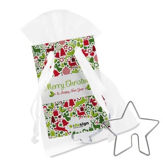 Tassenbackförmchen im Organzabeutel - Tassen-Stern