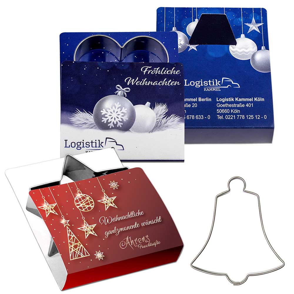 Backförmchen Single-Pack - Weihnachten - Glocke 4/0-c