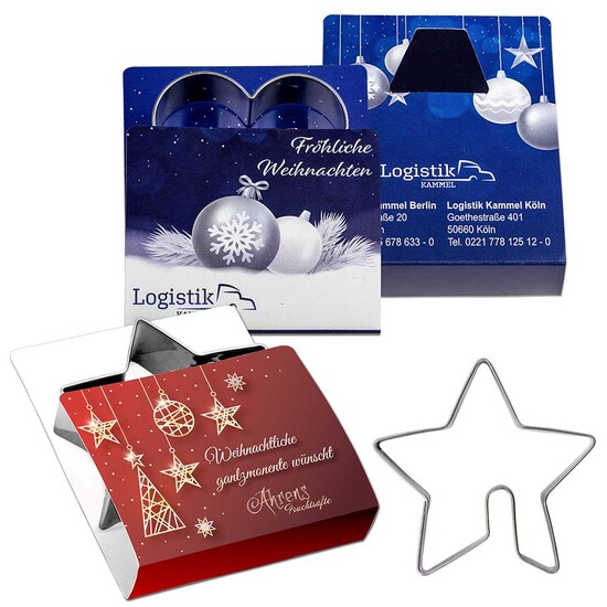Backförmchen Single-Pack - Weihnachten - Tasse Stern 4/0-c
