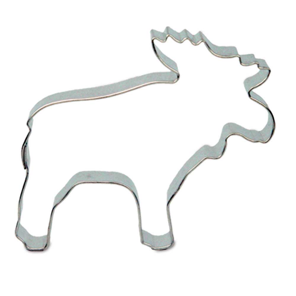 Backförmchen Single-Pack - Weihnachten - Elch 4/4-c, Lasergravur