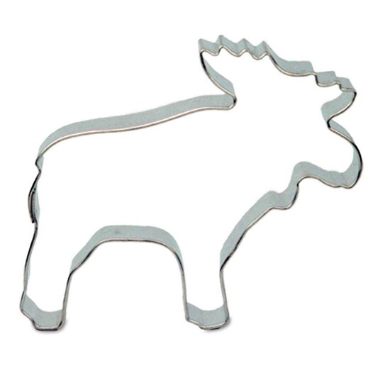 Backförmchen Single-Pack - Weihnachten - Elch 4/4-c, Lasergravur