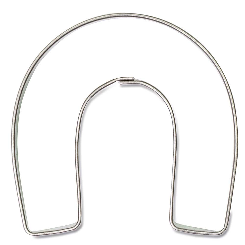 Backförmchen Single-Pack - Weihnachten - Hufeisen 4/0-c, Lasergravur